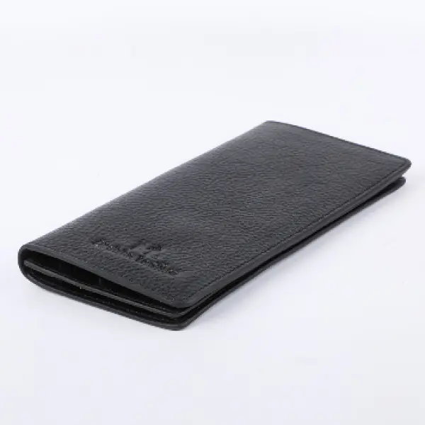 Black Executive Genuine Leather Long Wallet